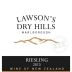 Lawson's Dry Hills Riesling 2013 Front Label