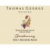 Thomas George Sons and Daughters Chardonnay 2015 Front Label