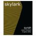 Skylark Lawer Vineyard Syrah 2010 Front Label