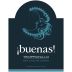 Buenas Tempranillo 2014 Front Label