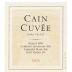 Cain Cuvee NV 5 (Partially Detached Label) Front Label