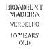 Broadbent 10 Years Old Verdelho Madeira Front Label