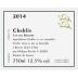 Philippe Pacalet Chablis Premier Cru 2014 Front Label