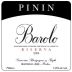 Borgogno Barolo Riserva Pinin 2004 Front Label