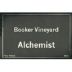 Booker Vineyard Alchemist 2010 Front Label