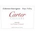 Carter Cellars Cabernet Sauvignon Beckstoffer Las Piedras Vineyard 2014 Front Label