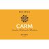 CARM Douro Reserva 2013 Front Label