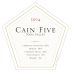 Cain Five 2004 Front Label