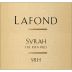 Lafond SRH Series Syrah 2013 Front Label