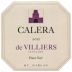 Calera de Villiers Vineyard Pinot Noir (375ML half-bottle) 2012 Front Label