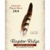 Raptor Ridge Barrel Select Pinot Noir 2014 Front Label