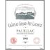 Chateau Grand-Puy-Lacoste 1990 Front Label