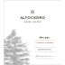 Altocedro Ano Cero Malbec 2015 Front Label