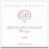 Georg Breuer GB Spatburgunder Rouge 2003 Front Label