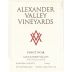 Alexander Valley Vineyards Pinot Noir 2015 Front Label