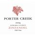 Porter Creek Sonoma County Old Vine Zinfandel 2004 Front Label