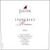 Justin Isosceles Reserve 2005 Front Label
