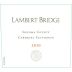 Lambert Bridge Cabernet Sauvignon 2010 Front Label