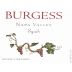 Burgess Syrah 2008 Front Label
