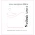 Medlock Ames Bell Mountain Vineyard Sauvignon Blanc 2008 Front Label