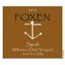Foxen Williamson Dore Vineyard Syrah 2010 Front Label