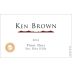 Ken Brown Sta. Rita Hills Pinot Noir 2014 Front Label