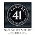 Nine North Wine Company Parcel 41 Merlot 2011 Front Label