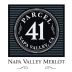 Nine North Wine Company Parcel 41 Merlot 2013 Front Label