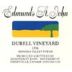 Edmunds St. John Durell Vineyard Syrah 1996 Front Label