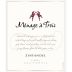 Menage a Trois Zinfandel 2014 Front Label