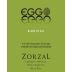 Zorzal Eggo Blanc de Cal 2014 Front Label