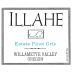 Illahe Vineyards and Winery Estate Pinot Gris 2015 Front Label