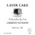 Layer Cake Cabernet Sauvignon 2015 Front Label