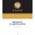 Fanti Brunello di Montalcino 2012 Front Label