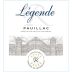 Domaines Barons de Rothschild Legende Pauillac 2014 Front Label