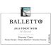 Balletto Winery 18 Barrel Pinot Noir 2013 Front Label