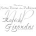 Notre Dame des Pallieres Gigondas Rose 2015 Front Label