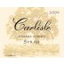 Carlisle Sonoma County Syrah 2009 Front Label