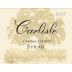 Carlisle Sonoma County Syrah 2013 Front Label
