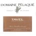 Domaine Pelaquie Tavel Rose 2015 Front Label