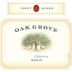 Oak Grove Family Reserve Merlot 2013 Front Label
