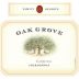 Oak Grove Family Reserve Chardonnay 2015 Front Label