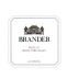Brander Merlot 2016 Front Label