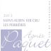 Agnes Paquet Saint-Aubin Les Perrieres Premier Cru 2013 Front Label