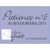 Agnes Paquet Auxey-Duresses Patience 2013 Front Label