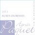 Agnes Paquet Auxey-Duresses Blanc 2013 Front Label