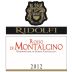 Agricola Ridolfi Rosso di Montalcino 2012 Front Label