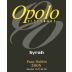 Opolo Paso Robles Syrah 2005 Front Label