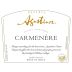 Agustinos Rapel Valley Carmenere Reserva 2014 Front Label