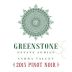 Greenstone Vineyards Estate Pinot Noir 2015 Front Label
